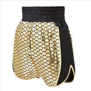 Los hombres más exigentes, pantalones cortos de boxeo de escamas de pescado, ropa de artes marciales hecha a medida a la venta en MOQ y tarifas bajas - Product Image 4