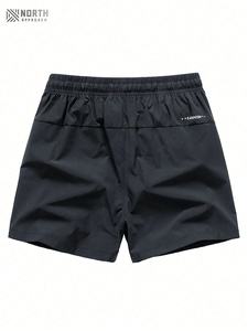 Shorts de sport pour hommes en coton et élasthanne, amples, personnalisés avec logo, pour la course à pied et la salle de sport, respirants, vente en gros - Product Image 2