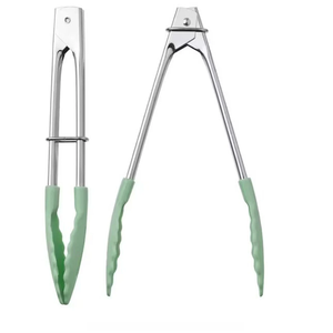 ที่คีบอาหารสแตนเลสอเนกประสงค์สำหรับใช้ในครัวอุปกรณ์ที่หนีบบาร์บีคิวสำหรับย่างสลัดทำจากไม่ติด - Product Image 4