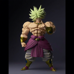 Spedizione Giugno - Preordine ZT Studio Broly 24CM Guerriero Antico Verde Giallo Capelli Lunghi <span class=keywords><strong>Anime</strong></span> Action Figure da Collezione in PVC - Product Image 3