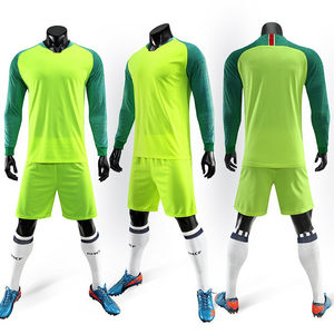 Ensemble de maillots de football à manches longues pour hommes, uniformes d'entraînement sportif, chemise de maillot de football 100% polyester de haute qualité, impression personnalisée pour bricolage - Product Image 6