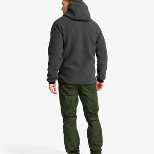 Wholesale Custom Logo And Design Professional Hoodies <b>Men</b> Thick Winter Full Zip Warm <b>Sherpa</b> <b>Fleece</b> Lined Hoodie For <b>Men</b> - Product Image 5