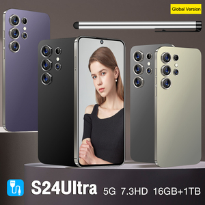 สมาร์ทโฟน S24 Ultra 16GB+512GB มือถือแท้ จอ 7 นิ้ว ปลดล็อคแล้ว รองรับ 2 ซิม 5G สมาร์ทโฟน HD OEM ใหม่ หน้าจอ OLED 65W 7 นิ้ว - Product Image 2