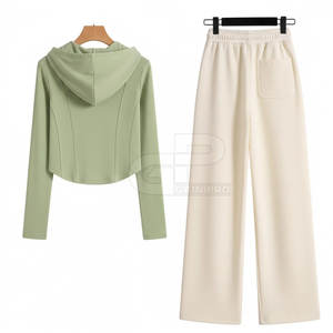 ชุดเซ็ตสองชิ้นไซส์ใหญ่สำหรับผู้หญิง แฟชั่นลำลองทันสมัย เหมาะสำหรับแฟชั่นสตรีทและการเดินทาง - Product Image 2