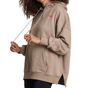 Sweat à capuche unisexe personnalisé en molleton respirant doublé avec fermeture éclair, épais, 100 % coton, pour homme, hiver - Product Image 4