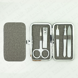 Premium Multi Color Manicure <b>Pedicure</b> <b>Set</b> Professional Nail Grooming Kit Custom Logo Stainless Steel Tools Wholesale OEM - Product Image 5
