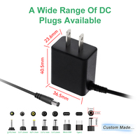 Chargeur DC certifié UL FCC USA, prise US 5V 2A, chargeur 5V 1A, chargeur 5V 2A 2000mA