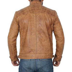 Chaqueta de cuero al por mayor de cordero genuino para hombre de moda por encargo de alta calidad más vendida con MOQ bajo - Product Image 5
