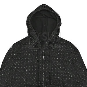 Sudadera con Capucha de Invierno con Pedrería Brillante para Hombre - Sudadera Informal Elegante, Ecológica y Transpirable con Piedras Brillantes - Product Image 5