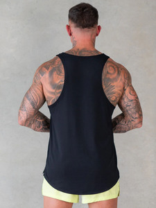 High Quality Fitness Bodybuilding Gym Tank Tops <b>For</b> <b>Men</b> Wholesale <b>Men's</b> Athletic <b>Singlet</b> Casual Ribbed 100% Cotton Knitted Vest - Product Image 3