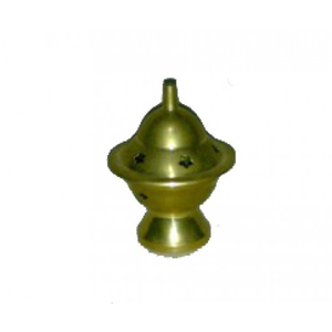 Quemador de incienso de latón antiguo, nueva colección, soporte de Agarbatti dorado sólido, diseño Vintage elegante, fabricante indio de Metal - Product Image 1