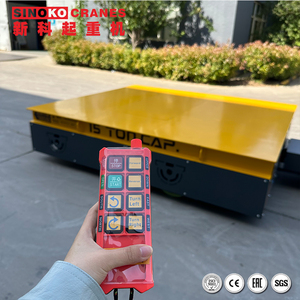 รถเข็นขนย้ายไฟฟ้าแบบแบนความเร็วสูง10ตันสำหรับอุตสาหกรรมพร้อมรีโมทคอนโทรลไร้สาย - Product Image 5