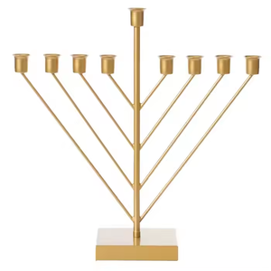 Meilleure vente bougeoir menorah en métal candélabre religieux pour la décoration intérieure Menorah à prix abordable par decor impex - Product Image 1