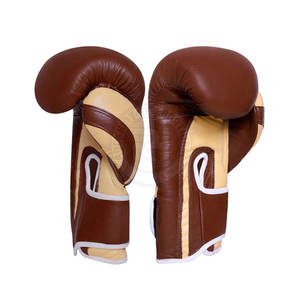 Gants de boxe en cuir imperméable de haute qualité, tendance, pour l'entraînement, vente en gros - Product Image 2