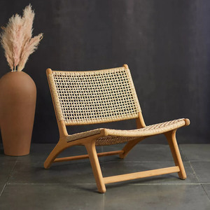 Chaise d'appoint en rotin synthétique de haute qualité étanche pour extérieur hôtel Villa appartement mobilier d'extérieur - Product Image 6