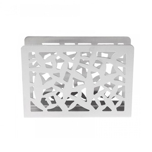 Brosse or 304 acier inoxydable Design moderne porte-serviettes de table en métal pour cuisine salle à manger fait à la main enduit d'argent utilisé - Product Image 1