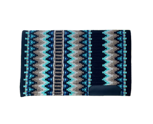 Couverture de selle Western en laine pour une coupe équilibrée et un confort équestre pour l'élevage et la performance avec doublure en polycoton - Product Image 1