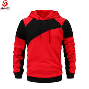 Sweat à capuche en polaire respirant au style unique, 100% coton, coupe ample pour homme, hiver - Product Image 2