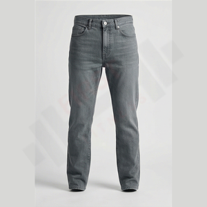 Jeans classiques pour hommes, pantalons de sport pour la salle de sport, pantalons de survêtement à double poche, super confortables, stretch, skinny, denim, pantalons de motard, vente en gros OEM - Product Image 1