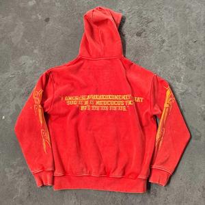 เสื้อฮู้ดผ้าซักลายกรดสไตล์วินเทจเสื้อสเวตเตอร์แบบสวมหัวทรงโอเวอร์ไซส์พิมพ์ลายปักโลโก้ได้ตามต้องการ - Product Image 4