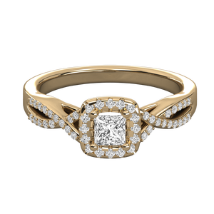 Anillo de Diamante Cultivado en Laboratorio con Oro de 18K para Mujer - Diseño Brillante - Product Image 2