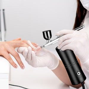 Airbrush Nail Avec Compresseur Portable Air Brush Nails Compressor For Nail Art Paint Painting Crafts Airbrush Compressor <span class=keywords><strong>Kit</strong></span> - Product Image 1