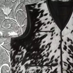 High Street Diseño personalizable Chaleco de cuero de vaca Calidad Premium Tendencia Moda Desgaste Chaleco de cuero de vaca - Product Image 3