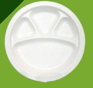 12 "4-CP assiettes rondes jetables micro-ondes aliments chauds assiettes écologiques pour la fonction de fête disponibles au prix de gros - Product Image 2