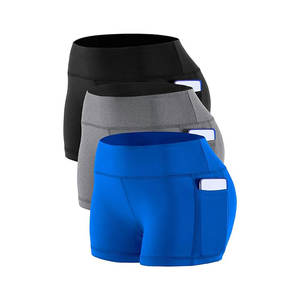 Pantalones cortos de gimnasio sin costuras para mujer, novedad en pantalones cortos de entrenamiento con glúteos y logotipo personalizado para mujer - Product Image 5