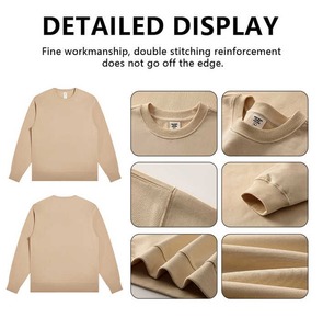 Sudadera cálida de invierno con cuello redondo, suéter liso, sudaderas con capucha, sudadera con hombros caídos, sudaderas con capucha, sudadera suave a la moda para mujer - Product Image 5