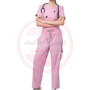 สครับทางการแพทย์ ชุดเครื่องแบบสครับทางการแพทย์สําหรับพยาบาลผู้หญิงและผู้ชาย - Product Image 3