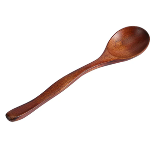 Utensilios de cocina de aspecto profesional Cuchara de sopa de madera Accesorios para el hogar Cucharón de sopa de servicio de madera precio barato - Product Image 6
