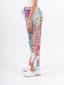 Pantalones bombachos de retazos para todas las estaciones con decoración elástica, ropa holgada para festivales de verano, pantalones de verano al por mayor con bolsillos - Product Image 4