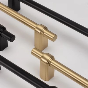 Juego de manijas de puerta negras en varios tamaños, perfecto para puerta principal, dormitorio, cocina y oficina, ideal para interiores modernos - Product Image 3