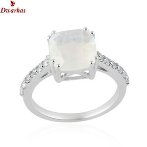 Luxury design eternity <b>rings</b> 925 sterling silver rainbow <b>moon</b> multi gemstone CZ <b>ring</b> for women wedding and parties gift <b>rings</b> - Product Image 1