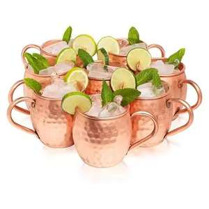 Tazas Moscow Mule de Cobre Martillado de Lujo, Vasos Metálicos para el Hogar, Bares y Restaurantes, Precio al por Mayor - Product Image 3