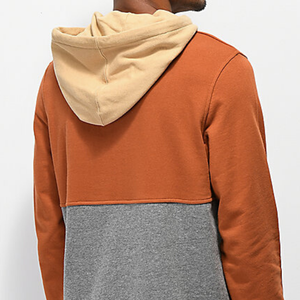 Ventes directes d'usine, sweats à capuche pour hommes, couleurs unies, tissu en molleton 100% coton, streetwear de haute qualité, coupe-vent et respirant - Product Image 6