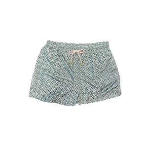 Pantalones cortos estampados en la playa para hombre con cintura elástica bolsillos de tela de secado rápido-bañadores ligeros y cómodos - Product Image 1