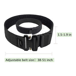 Cinturón Táctico Profesional de Seguridad, Personalizable por Sublimación, de Nailon, con Hebilla de Acero de Liberación Rápida, Calidad Media - Product Image 2