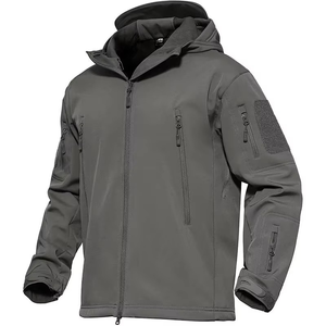 New Arrival Softshell <b>Jacket</b> for <b>Men</b> Custom Design Winter Workwear Windproof Fleece Lined Zip Up <b>Soft</b>-<b>Shell</b> <b>Jacket</b> - Product Image 4