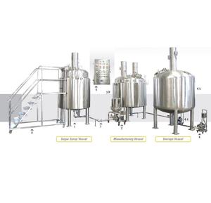 Systèmes de mélange, de remplissage et d'emballage avancés pour liquides oraux à base de plantes avec pompe PLC, haute productivité, opération facile, application alimentaire - Product Image 3