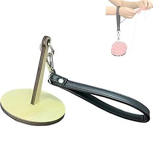 Dispensador de hilo de muñeca de bajo precio, soporte de madera grueso para ovillo de hilo de muñeca, portátil para manualidades 2026 - Product Image 3