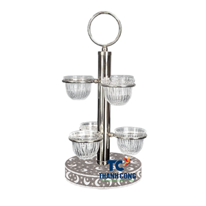 Cadeaux du Ramadan Eid Porte-gobelets en verre incrusté de nacre Porte-gobelets en verre MOP à deux couches par Thanh Cong Handicraft - Product Image 3