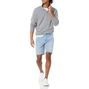 OEM&ODM <b>Men's</b> Pullover <b>Quarter</b>-<b>zip</b> Sweater Pure Color Cotton Casual <b>Men</b> Pullover Knitted Sweater Knitwear - Product Image 6