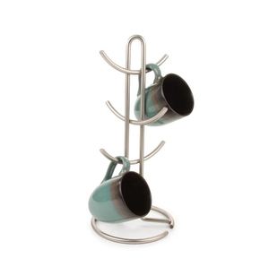 Elegant metal mug holder coffee mug holder for home kitchenware hotel <b>tabletop</b> kitchen counter made in india wholesale hot sell - Product Image 3