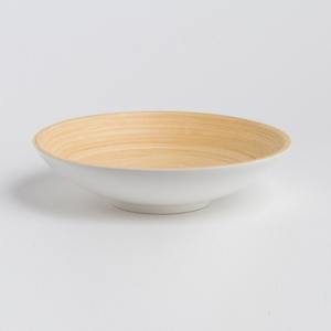 Versatile dessert serving <b>bowls</b> set eco-friendly spun bamboo <b>bowl</b> <b>salad</b> <b>server</b> sets at competitive rates - Product Image 2