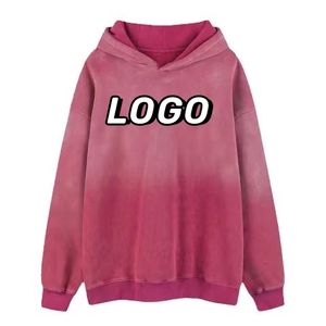 Sweat à capuche en molleton délavé pour homme DADA Wears, style personnalisé, mélange de coton, pour l'hiver, nouvelle arrivée, logo imprimé numériquement - Product Image 2