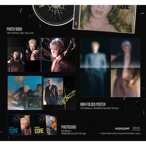 [SET] Álbum WONHO CORE EP 2Versiones Photobook + 2Versiones Jewel + Crack Ver. - Product Image 5