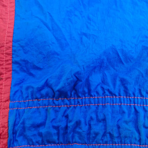 Coupe-vent scolaire unisexe en nylon personnalisé des années 90, veste en polyester à fermeture éclair imperméable et à motif décoratif, col rond pour hommes, OEMODM - Product Image 4