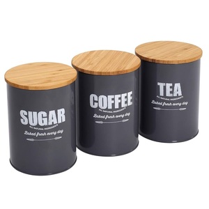 กล่องเก็บของโลหะลายทางดีไซน์ทันสมัยโถฝาปิดใหม่สำหรับห้องนั่งเล่นห้องครัวตู้เก็บอาหารลูกกวาดโต๊ะกาแฟเครื่องปรุงรส - Product Image 4